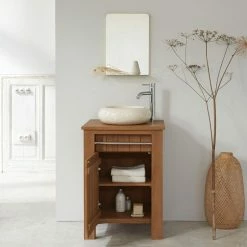 BOIS DESSUS BOIS DESSOUS Meuble Sous Vasque En Teck Massif 60 Cm 6 BOIS DESSUS BOIS DESSOUS Meuble Sous Vasque En Teck Massif 60 Cm -Paris Prix boutique B2CD 1007