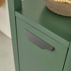 BOIS DESSUS BOIS DESSOUS Colonne De Salle De Bain En Teck Massif Suspendue -Paris Prix boutique B2CD 1015