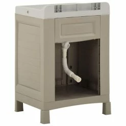 VIDAXL Armoire De Buanderie 60x51x89 Cm Sable -Paris Prix boutique B2CD 1162