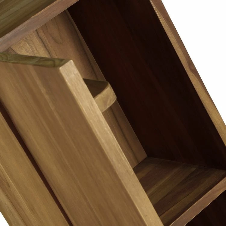 BOIS DESSUS BOIS DESSOUS Colonne De Salle De Bain En Teck Massif Suspendue 4 BOIS DESSUS BOIS DESSOUS Colonne De Salle De Bain En Teck Massif Suspendue – Image 4