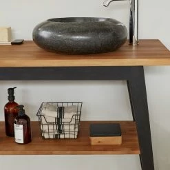 BOIS DESSUS BOIS DESSOUS Meuble Double Vasque En Teck Massif 150 Cm 6 BOIS DESSUS BOIS DESSOUS Meuble Double Vasque En Teck Massif 150 Cm -Paris Prix boutique B2CD 1314