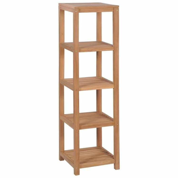 VIDAXL Etagere De Salle De Bain 4 Niveaux Teck Massif 42x42x165 Cm 1 VIDAXL Etagere De Salle De Bain 4 Niveaux Teck Massif 42x42x165 Cm