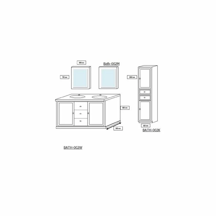 HELLIN Colonne De Salle De Bain En Chêne Blanchi Gauche - VIENNE II 4 HELLIN Colonne De Salle De Bain En Chêne Blanchi Gauche - VIENNE II – Image 4