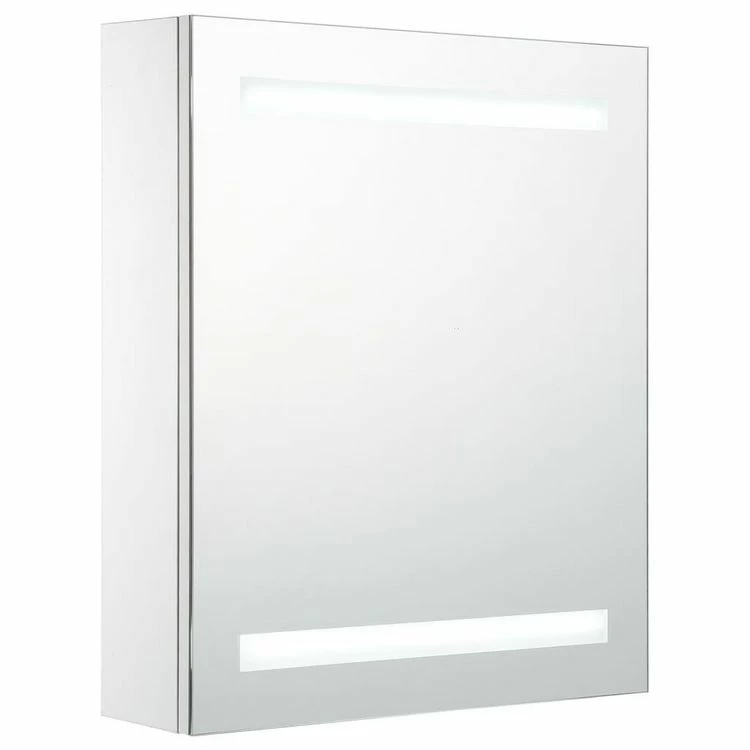 VIDAXL Armoire De Salle De Bain A Miroir LED 50x13,5x60 Cm 2 VIDAXL Armoire De Salle De Bain A Miroir LED 50x13,5x60 Cm – Image 2