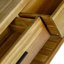 BOIS DESSUS BOIS DESSOUS Meuble Sous Vasque En Teck Massif 135 Cm 7 BOIS DESSUS BOIS DESSOUS Meuble Sous Vasque En Teck Massif 135 Cm -Paris Prix boutique B2CD 1541