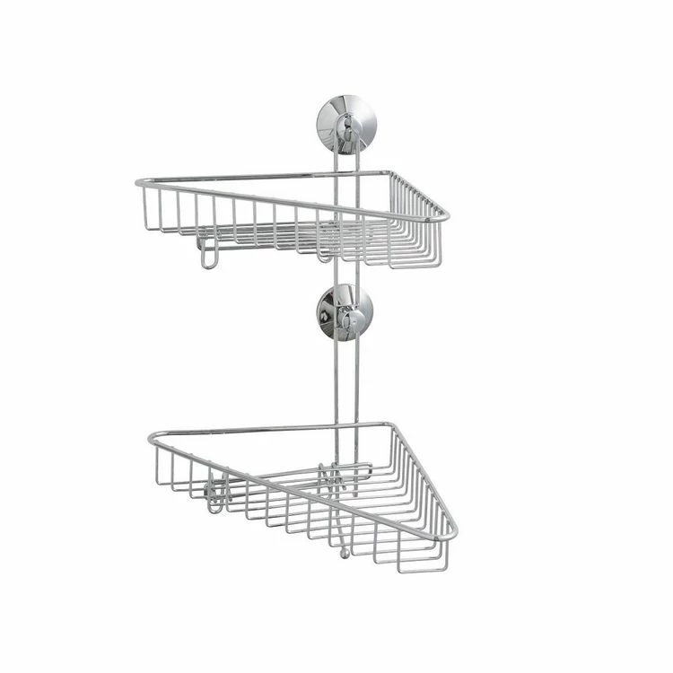 GUY LEVASSEUR Double étagère De Bain En ABS Chromé Argent 1 GUY LEVASSEUR Double étagère De Bain En ABS Chromé Argent