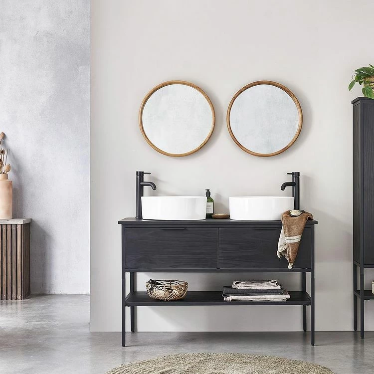 BOIS DESSUS BOIS DESSOUS Meuble De Salle De Bain En Pin Massif Et Métal 120 Cm 1 BOIS DESSUS BOIS DESSOUS Meuble De Salle De Bain En Pin Massif Et Métal 120 Cm