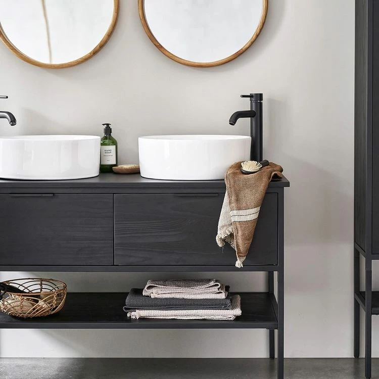 BOIS DESSUS BOIS DESSOUS Meuble De Salle De Bain En Pin Massif Et Métal 120 Cm 4 BOIS DESSUS BOIS DESSOUS Meuble De Salle De Bain En Pin Massif Et Métal 120 Cm – Image 4