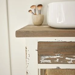 BOIS DESSUS BOIS DESSOUS Meuble Sous Vasque En Pin Recyclé Massif -Paris Prix boutique B2CD 1665