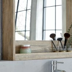 BOIS DESSUS BOIS DESSOUS Miroir En Hévéa Massif Avec Rangement 80 Cm 7 BOIS DESSUS BOIS DESSOUS Miroir En Hévéa Massif Avec Rangement 80 Cm -Paris Prix boutique B2CD 1739