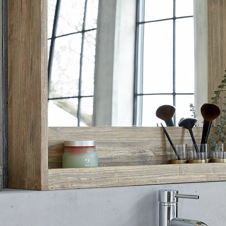 BOIS DESSUS BOIS DESSOUS Miroir En Hévéa Massif Avec Rangement 80 Cm 4 BOIS DESSUS BOIS DESSOUS Miroir En Hévéa Massif Avec Rangement 80 Cm – Image 4