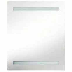 VIDAXL Armoire De Salle De Bain A Miroir LED Gris Brillant 50x14x60 Cm 9 VIDAXL Armoire De Salle De Bain A Miroir LED Gris Brillant 50x14x60 Cm -Paris Prix boutique B2CD 1749