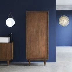 BOIS DESSUS BOIS DESSOUS Colonne De Salle De Bain En Mindi Massif Finition Noyer 10 BOIS DESSUS BOIS DESSOUS Colonne De Salle De Bain En Mindi Massif Finition Noyer -Paris Prix boutique B2CD 1804