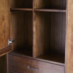 BOIS DESSUS BOIS DESSOUS Colonne De Salle De Bain En Mindi Massif Finition Noyer 11 BOIS DESSUS BOIS DESSOUS Colonne De Salle De Bain En Mindi Massif Finition Noyer -Paris Prix boutique B2CD 1805