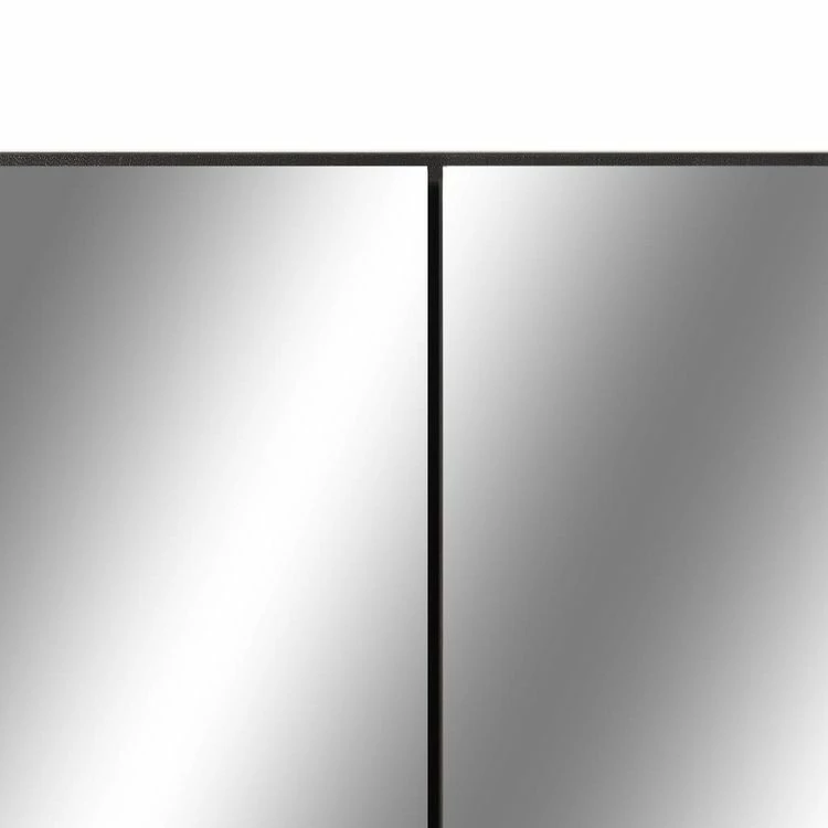 VIDAXL Armoire A Miroir De Salle De Bain LED Noir 80x15x60 Cm MDF 6 VIDAXL Armoire A Miroir De Salle De Bain LED Noir 80x15x60 Cm MDF – Image 6