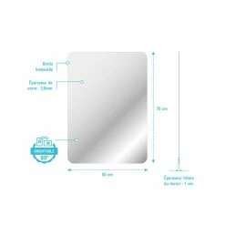 Aurlane Miroir Salle De Bain - 50x70cm - GO 7 Aurlane Miroir Salle De Bain - 50x70cm - GO -Paris Prix boutique B2CD 2025