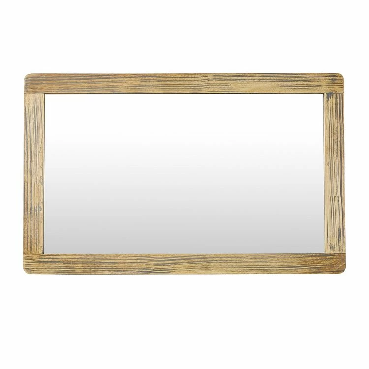 BOIS DESSUS BOIS DESSOUS Miroir En Hévéa Massif 80 Cm 2 BOIS DESSUS BOIS DESSOUS Miroir En Hévéa Massif 80 Cm – Image 2