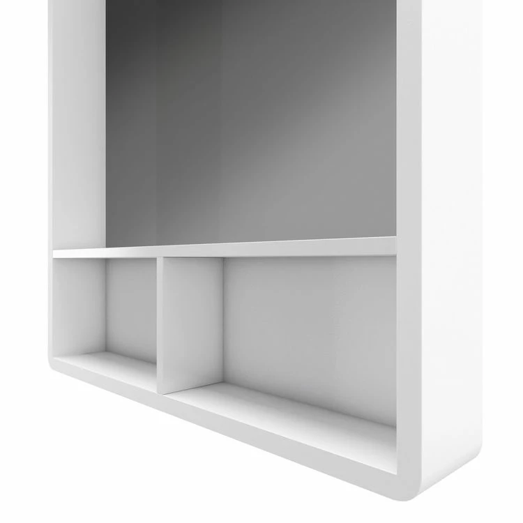 Aurlane Miroir Salle De Bain 50x70cm - Avec étagères - NORDIK HYLLA 2 Aurlane Miroir Salle De Bain 50x70cm - Avec étagères - NORDIK HYLLA – Image 2