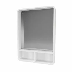 Aurlane Miroir Salle De Bain 50x70cm - Avec étagères - NORDIK HYLLA 7 Aurlane Miroir Salle De Bain 50x70cm - Avec étagères - NORDIK HYLLA -Paris Prix boutique B2CD 2125