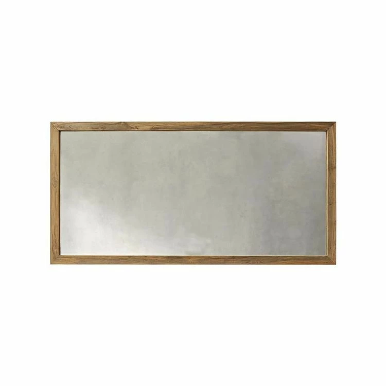 BOIS DESSUS BOIS DESSOUS Miroir Rectangulaire En Teck Recyclé Massif 2 BOIS DESSUS BOIS DESSOUS Miroir Rectangulaire En Teck Recyclé Massif – Image 2