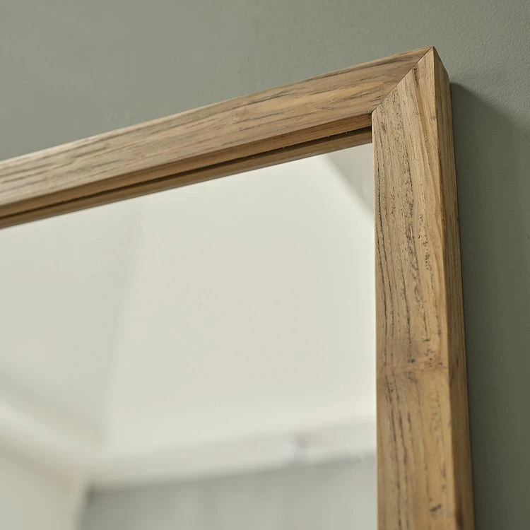 BOIS DESSUS BOIS DESSOUS Miroir Rectangulaire En Teck Recyclé Massif 4 BOIS DESSUS BOIS DESSOUS Miroir Rectangulaire En Teck Recyclé Massif – Image 4