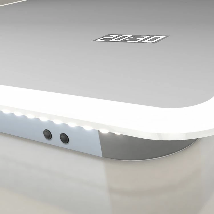 Aurlane Miroir Salle De Bain LED Rectangulaire Auto-éclairant 80x70cm - Ulysse LED 80 2 Aurlane Miroir Salle De Bain LED Rectangulaire Auto-éclairant 80x70cm - Ulysse LED 80 – Image 2