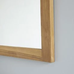 BOIS DESSUS BOIS DESSOUS Miroir En Teck Massif 150 Cm -Paris Prix boutique B2CD 2162