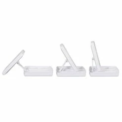 Paris Prix Miroir LED Tiroir De Rangement 24cm Blanc -Paris Prix boutique B2CD 2179