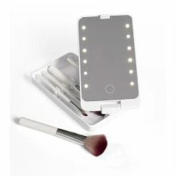 Paris Prix Miroir Led & 5 Pinceaux Maquillage 16cm Blanc 9 Paris Prix Miroir Led & 5 Pinceaux Maquillage 16cm Blanc -Paris Prix boutique B2CD 2183