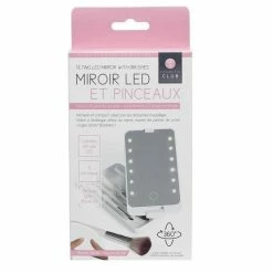 Paris Prix Miroir Led & 5 Pinceaux Maquillage 16cm Blanc 11 Paris Prix Miroir Led & 5 Pinceaux Maquillage 16cm Blanc -Paris Prix boutique B2CD 2185