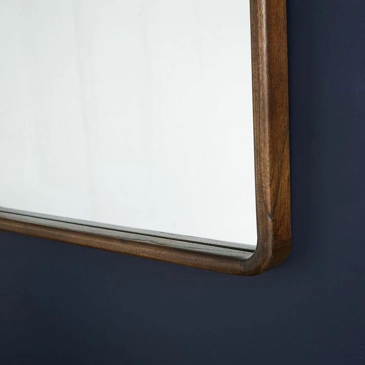 BOIS DESSUS BOIS DESSOUS Miroir En Mindi Massif Finition Noyer 3 BOIS DESSUS BOIS DESSOUS Miroir En Mindi Massif Finition Noyer – Image 3