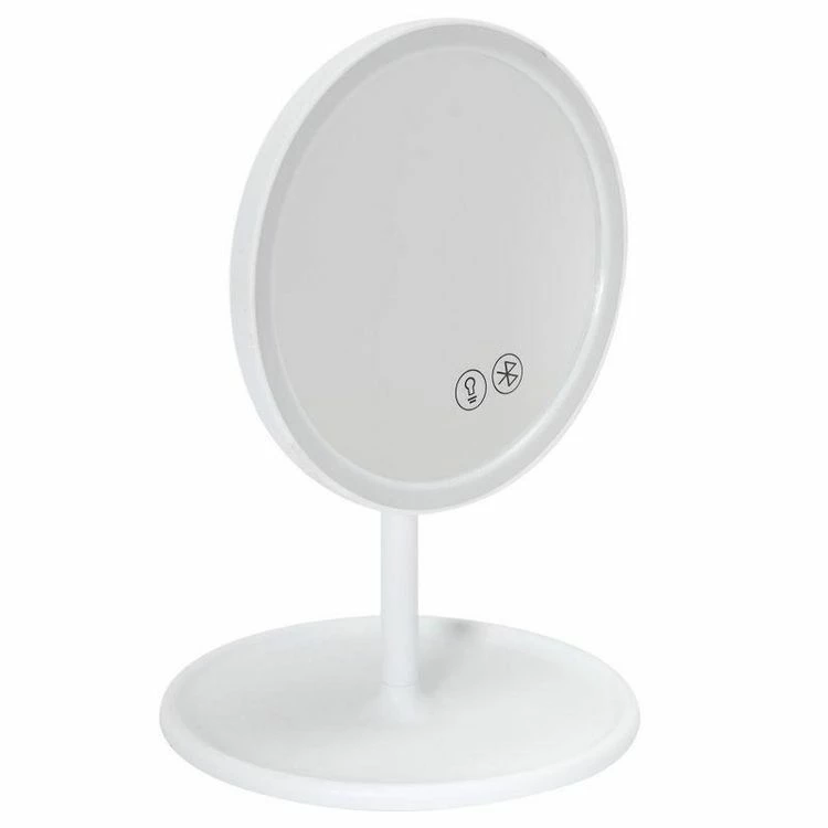 Paris Prix Miroir Lumineux Led Sans Fil Enceinte 26cm Blanc 1 Paris Prix Miroir Lumineux Led Sans Fil Enceinte 26cm Blanc