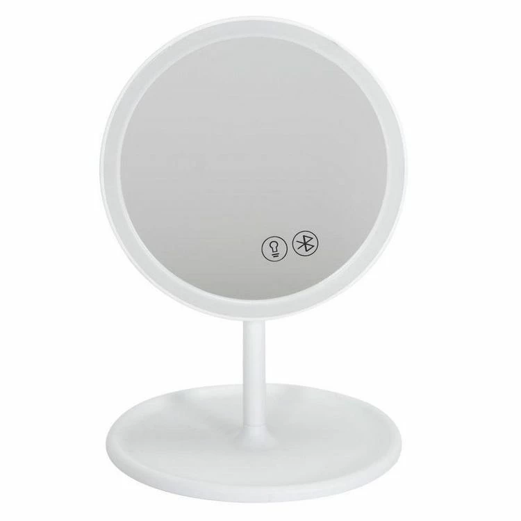 Paris Prix Miroir Lumineux Led Sans Fil Enceinte 26cm Blanc 3 Paris Prix Miroir Lumineux Led Sans Fil Enceinte 26cm Blanc – Image 3