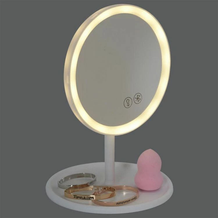 Paris Prix Miroir Lumineux Led Sans Fil Enceinte 26cm Blanc 4 Paris Prix Miroir Lumineux Led Sans Fil Enceinte 26cm Blanc – Image 4