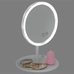 Paris Prix Miroir Lumineux Led Sans Fil Enceinte 26cm Blanc 10 Paris Prix Miroir Lumineux Led Sans Fil Enceinte 26cm Blanc -Paris Prix boutique B2CD 2238