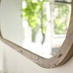 BOIS DESSUS BOIS DESSOUS Miroir En Pin Recyclé Massif Ovale 9 BOIS DESSUS BOIS DESSOUS Miroir En Pin Recyclé Massif Ovale -Paris Prix boutique B2CD 2255