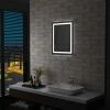 VIDAXL Miroir A LED Pour Salle De Bains Et Capteur Tactile 50x60 Cm