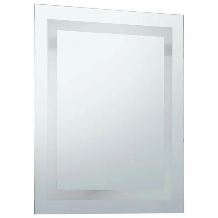 VIDAXL Miroir A LED Pour Salle De Bains Et Capteur Tactile 50x60 Cm 4 VIDAXL Miroir A LED Pour Salle De Bains Et Capteur Tactile 50x60 Cm – Image 4