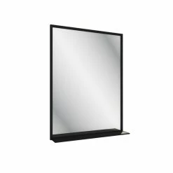 Aurlane Miroir Salle De Bain 80x60cm - Laqué Noir Mat Avec étagères - FRAMED MIRROR 7 Aurlane Miroir Salle De Bain 80x60cm - Laqué Noir Mat Avec étagères - FRAMED MIRROR -Paris Prix boutique B2CD 2282