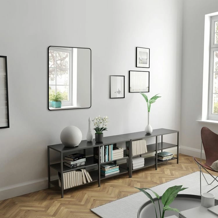 Aurlane Miroir Salle De Bain Rectangle 60x80cm - Encadrement En Aluminium - HOB 60 1 Aurlane Miroir Salle De Bain Rectangle 60x80cm - Encadrement En Aluminium - HOB 60