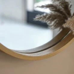 BOIS DESSUS BOIS DESSOUS Miroir Rond En Bois De Chêne -Paris Prix boutique B2CD 2316