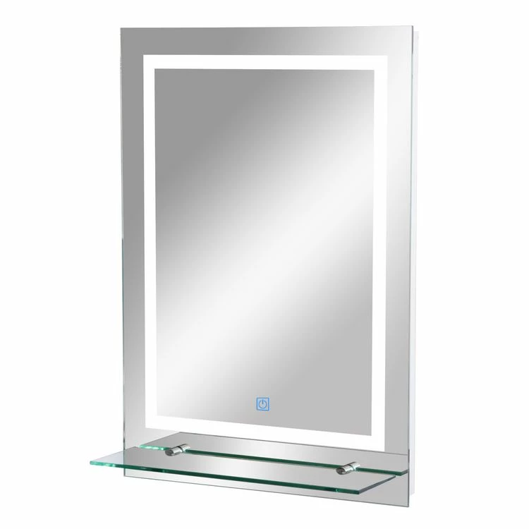HOMCOM Miroir Lumineux LED 22 W Interrupteur Tactile étagère Intégrée 50L X 4l X 70H Cm 1 HOMCOM Miroir Lumineux LED 22 W Interrupteur Tactile étagère Intégrée 50L X 4l X 70H Cm