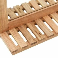 VIDAXL Miroir De Salle De Bain 60 X 12 X 62 Cm Bois De Noyer Massif -Paris Prix boutique B2CD 2330