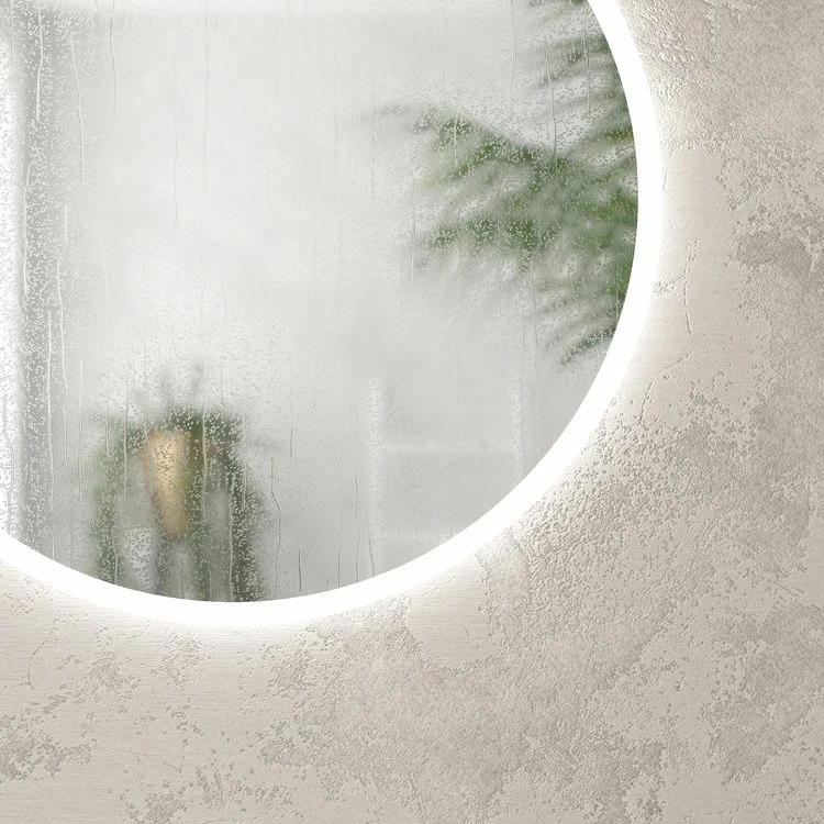 Aurlane Miroir LED IP24 Réversible - 50x50cm GO ROUND LED 50 2 Aurlane Miroir LED IP24 Réversible - 50x50cm GO ROUND LED 50 – Image 2