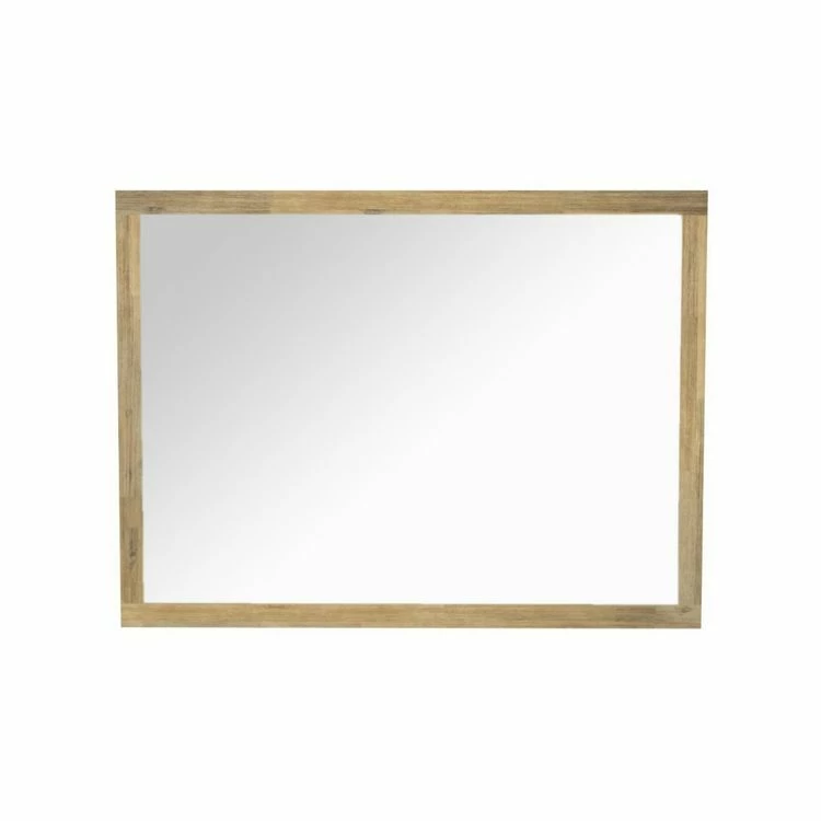 HELLIN Miroir De Salle De Bain Rectangulaire En Bois 120 Cm - PARIS 1 HELLIN Miroir De Salle De Bain Rectangulaire En Bois 120 Cm - PARIS