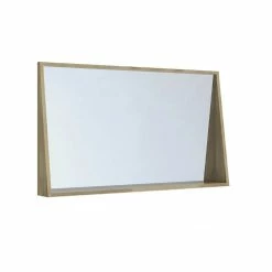 HELLIN Miroir De Salle De Bain Rectangulaire En Bois L120 - FUJI