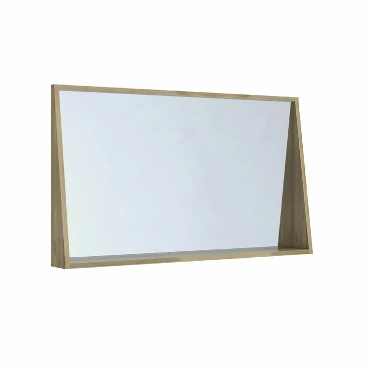 HELLIN Miroir De Salle De Bain Rectangulaire En Bois L120 - FUJI 1 HELLIN Miroir De Salle De Bain Rectangulaire En Bois L120 - FUJI