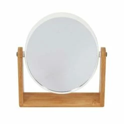 Paris Prix Miroir En Bambou Double Face 21cm Naturel