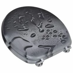 VIDAXL Abatant De WC Avec Couvercle Design Goutte D'eau -Paris Prix boutique B2CD 2406