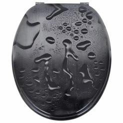VIDAXL Abatant De WC Avec Couvercle Design Goutte D'eau -Paris Prix boutique B2CD 2407